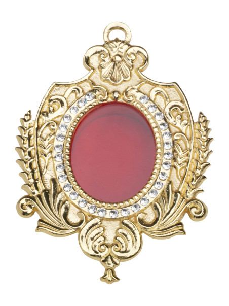 Relicario de muro dorado con piedras 9,5x14 cm